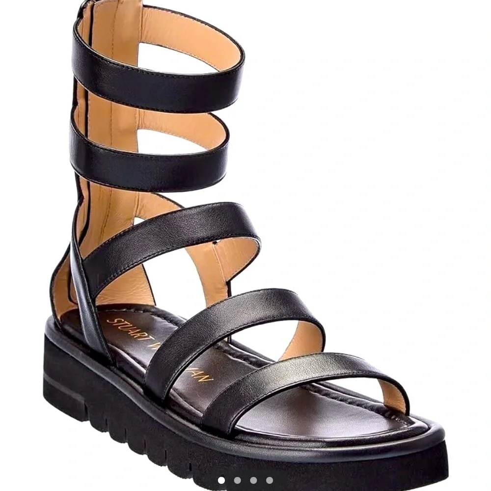 Stuart Weitzman Gala Lift Sandal EUC size EU 37 6.5